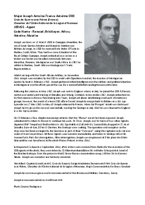 A preview of a PDF biography for Antelme, Joseph Antoine France
